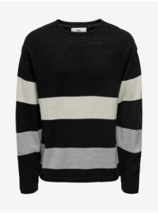 Black pattern sweater ONLY & SONS