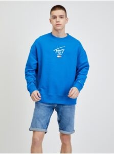 Blue Men's Sweatshirt with Tommy Jeans