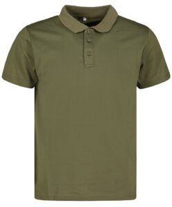 Men's green polo shirt