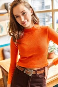 Olalook Sweater - Orange