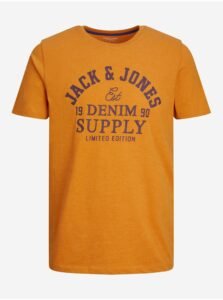 Orange Men's T-Shirt Jack & Jones