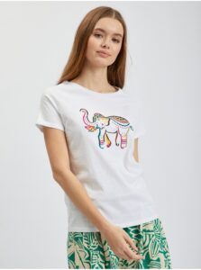 Orsay White Womens T-Shirt