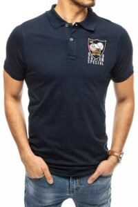 Polo shirt with embroidery in