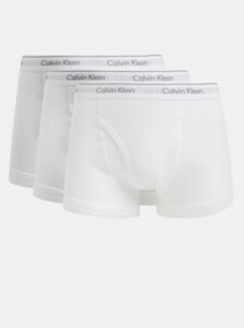 Set of three white boxers Calvin