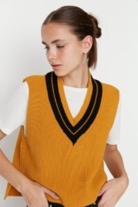 Trendyol Sweater Vest - Yellow
