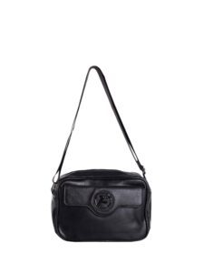 Black crossbody handbag