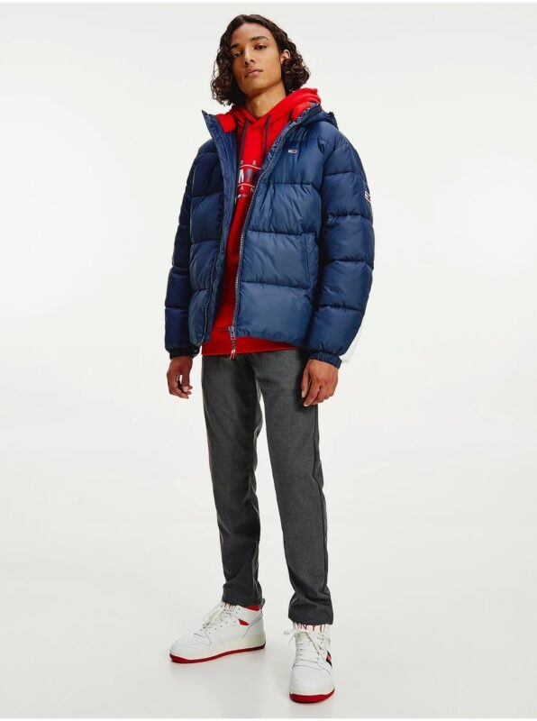 Blue Men's Quilted Winter Jacket Tommy