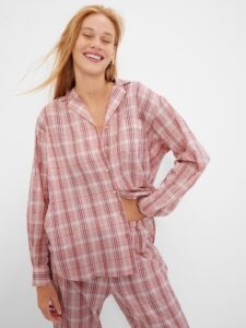 GAP Pyjama Checkered Coat