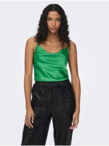 Green Women's Satin Top ONLY