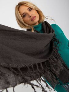 Lady's dark gray scarf