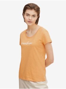 Orange Women's Annealed T-Shirt Tom Tailor