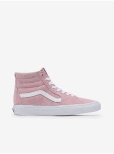 Pink Womens Ankle Suede Sneakers VANS