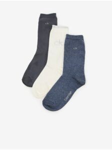 Set of women's socks in blue