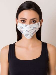 White reusable mask with