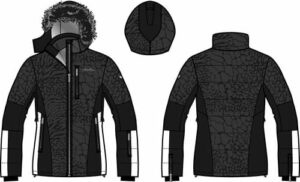 Women's ski jacket with membrane ALPINE