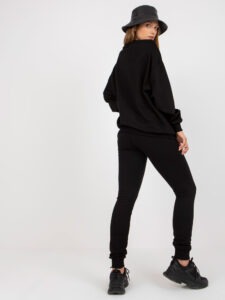 Black tracksuit with oversize