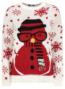 Christmas sweater with snowman