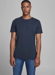 Dark blue basic T-shirt Jack &
