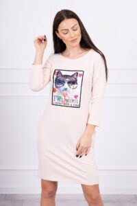 Dress with cat graphics 3D