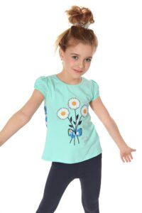 Girl's mint blouse with
