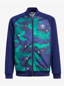 Green-Blue Girls Patterned Jacket adidas Originals
