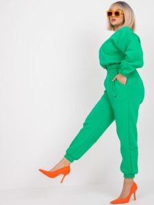 Green tracksuit larger size with
