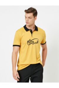 Koton Polo T-shirt - Yellow