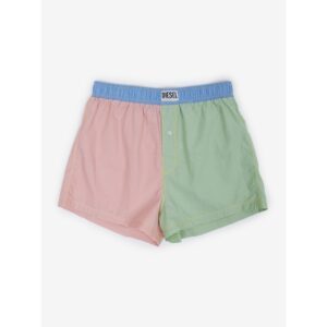 Pink-Green Men's Diesel Shorts