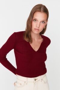 Trendyol Sweater - Burgundy