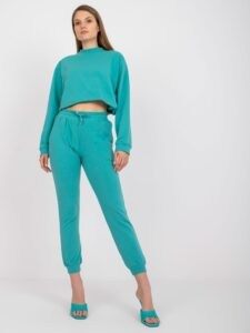 Basic dusty green sweatpants with