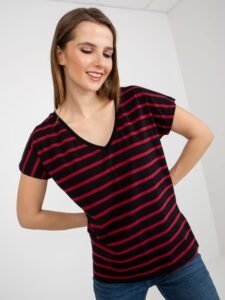Black and Red Women's Basic