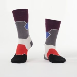Colorful women's socks with