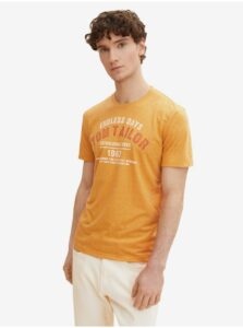 Orange Men's T-Shirt Tom Tailor