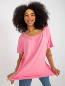 Pink Women's Basic Blouse