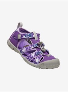 Purple Girl Patterned Sandals Keen