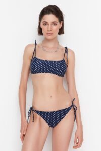 Trendyol Bikini Top - Navy blue