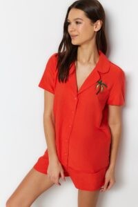 Trendyol Pajama Set - Orange