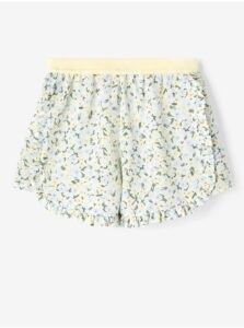 Yellow-blue girly floral shorts name it