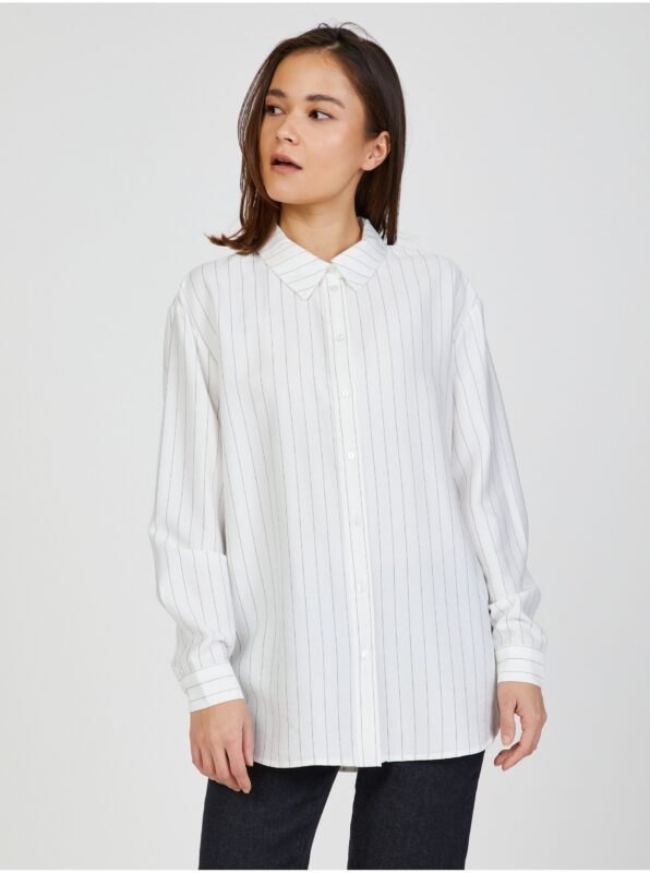 AWARE by VERO MODA White Striped Shirt