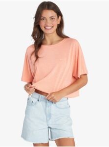 Apricot Women's Cropped T-Shirt Roxy Super