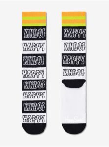 Happy Stripe Crew Socks Happy