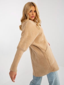 Lady's camel alpaca coat