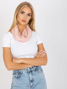 Light pink light scarf