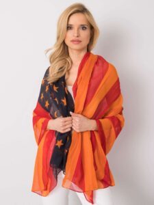 Red and orange scarf