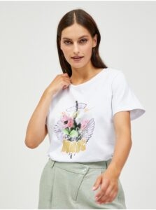 White T-shirt with print Noisy May