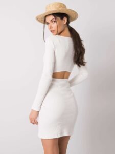 White casual dress Lauretta