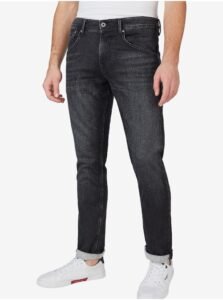Black Mens Straight Fit Jeans Jeans