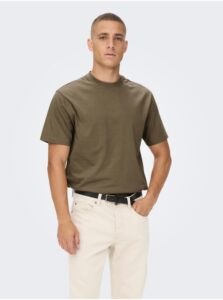 Brown Basic T-Shirt ONLY & SONS