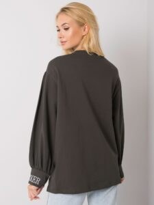 Dark khaki hoodie by