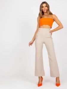 Elegant beige trousers with